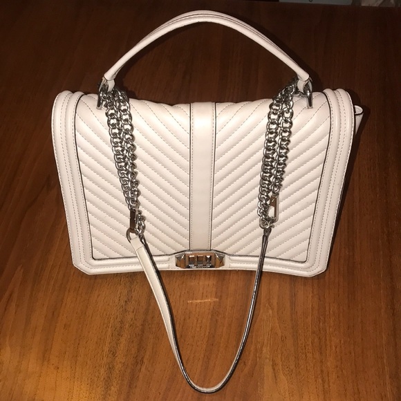 Rebecca Chevron Quilted Jumbo Love Crossbody - Picture 1 of 12